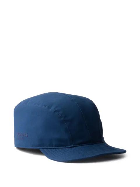lettering-embroidered baseball cap by PRADA