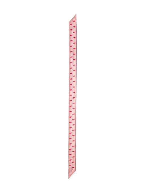 lips-print logo scarf by PRADA