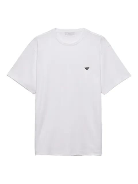 logo cotton T-shirt by PRADA