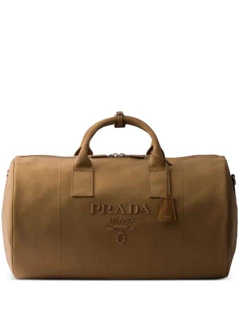 logo-embossed bag by PRADA