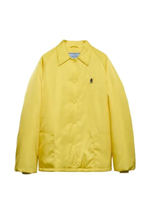logo-embroidered jacket by PRADA