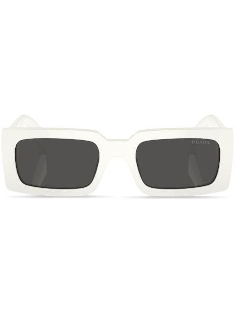 logo-lettering rectangular sunglasses by PRADA
