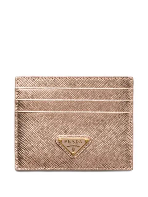 logo-plaque card holder by PRADA