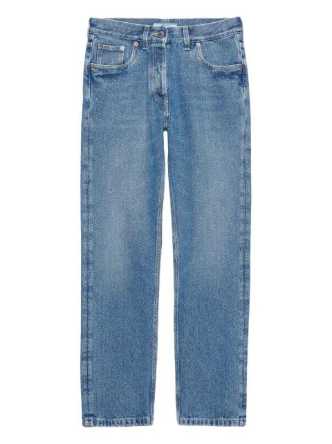 logo-plaque jeans by PRADA