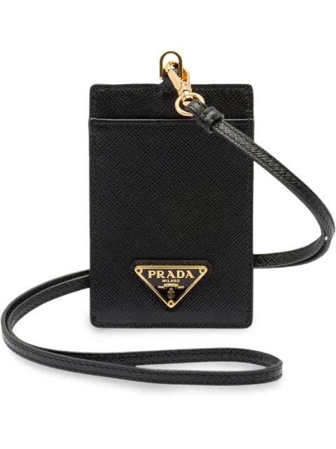 logo-plaque mini bag by PRADA