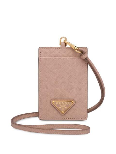 logo plaque mini bag by PRADA