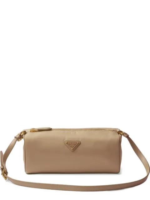 logo-plaque shoulder bag by PRADA