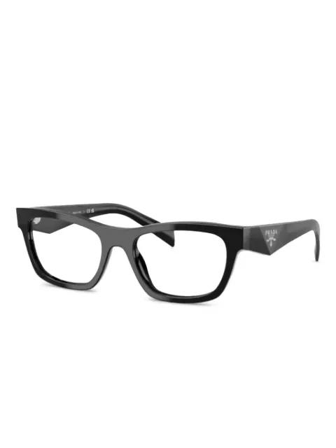 logo-print glasses by PRADA