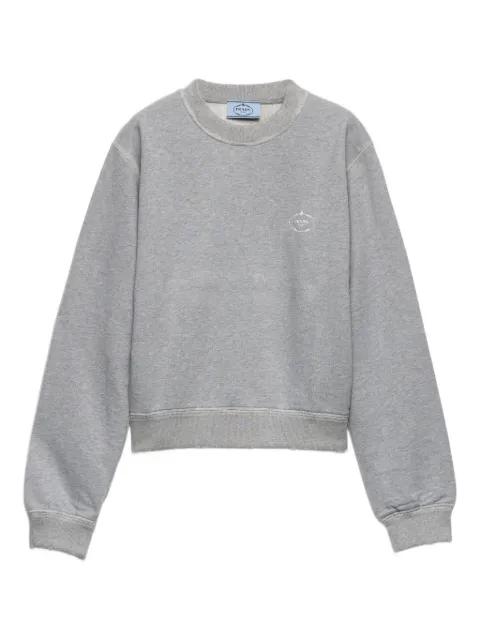 logo-print sweater by PRADA