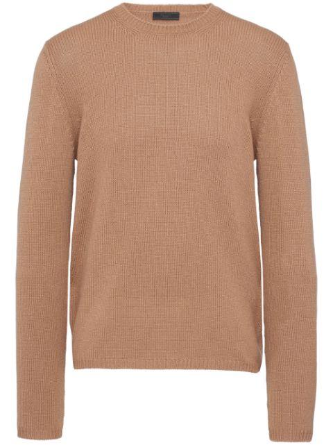 long-sleeve cashmere jumper by PRADA