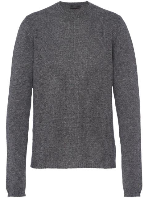 long-sleeve cashmere jumper by PRADA