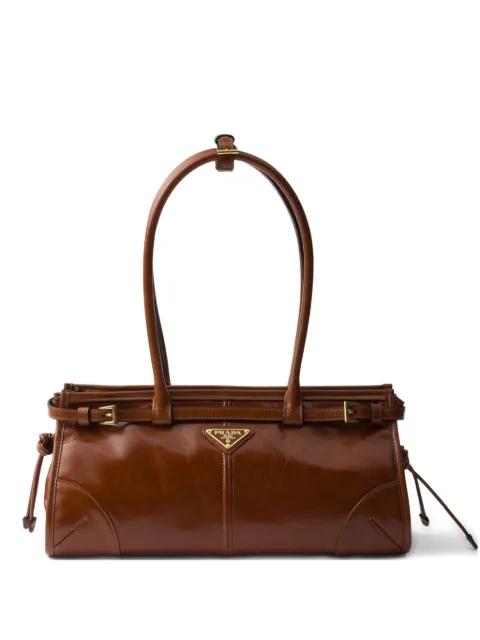 medium Bonnie leather shoulder bag by PRADA