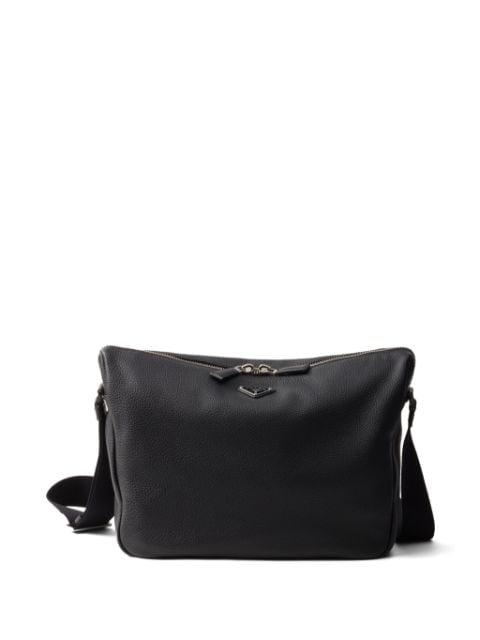 medium leather shoulder bag by PRADA