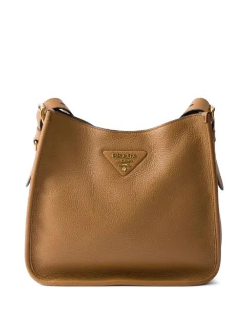medium leather shoulder bag by PRADA