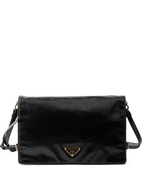 medium leather shoulder bag by PRADA