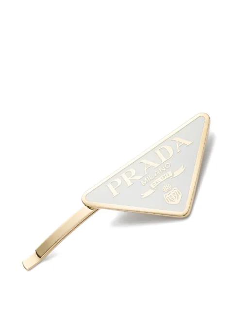 metal hair pins by PRADA