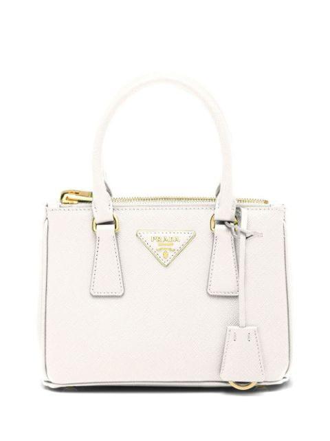 mini Galleria leather tote bag by PRADA