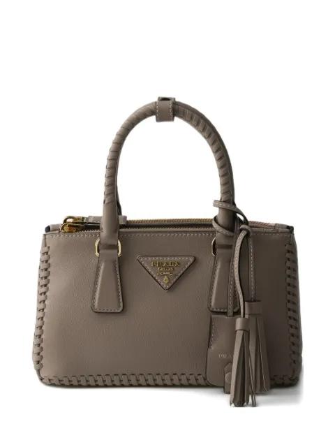 mini Galleria leather tote bag by PRADA
