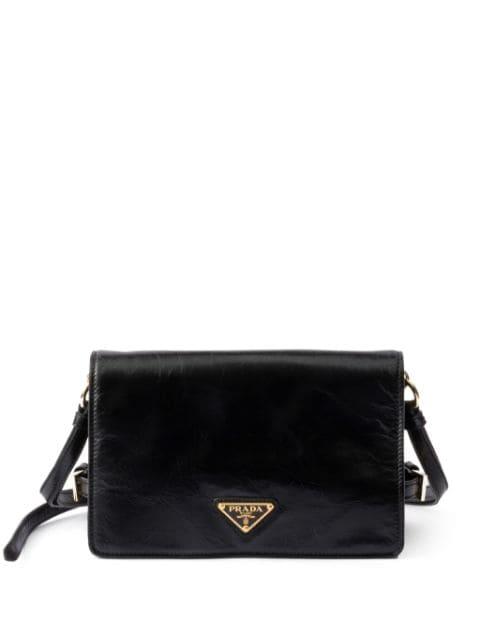mini leather shoulder bag by PRADA