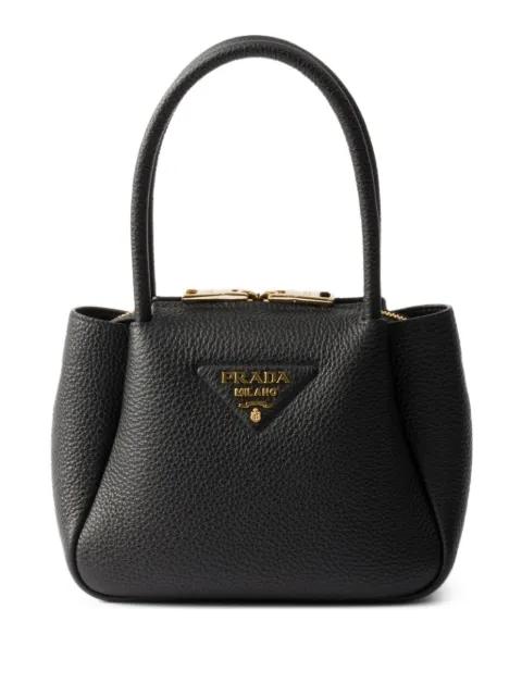 mini leather tote bag by PRADA
