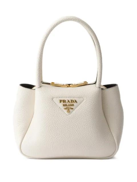 mini leather tote bag by PRADA