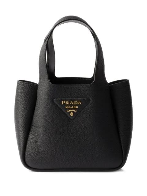 mini leather tote bag by PRADA