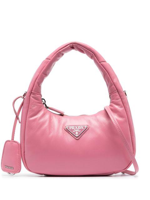 mini padded leather shoulder bag by PRADA