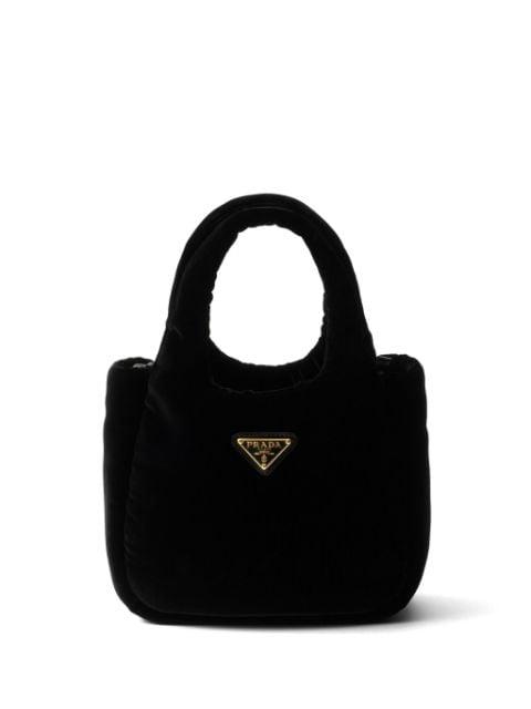 mini padded velvet mini bag by PRADA