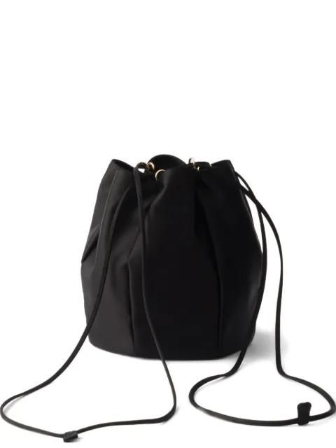 mini satin bucket bag by PRADA
