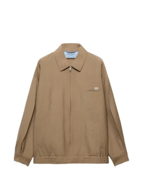 mohair wool blouson jacket by PRADA