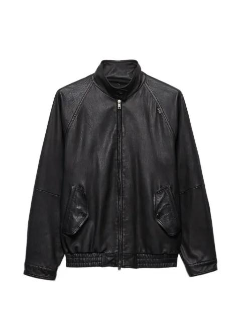 nappa leather blouson jacket by PRADA