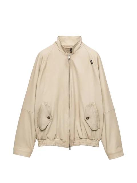 nappa leather blouson jacket by PRADA