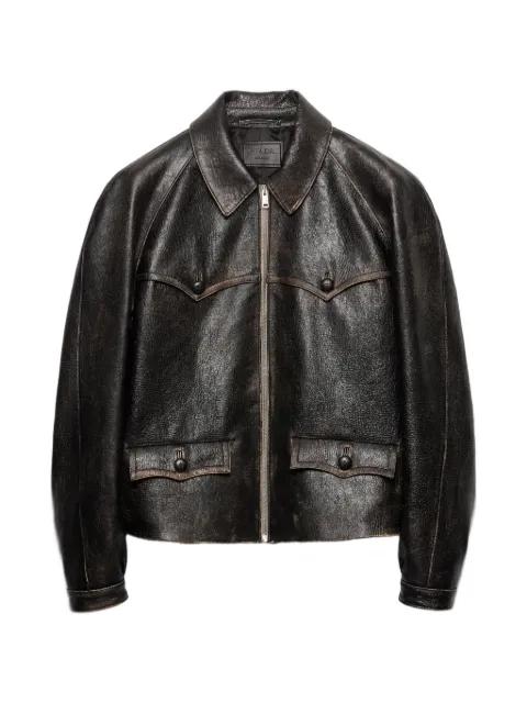nappa leather jacket by PRADA