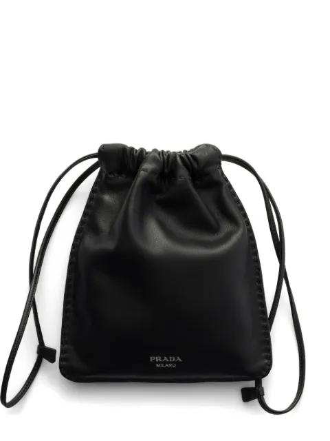 nappa leather smartphone pouch by PRADA