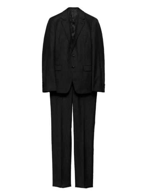 notch-lapel two-button suit by PRADA