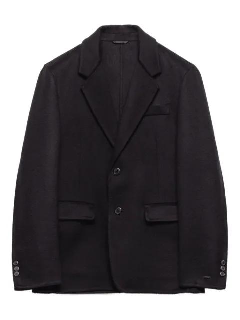 notched-lapels cashmere blazer by PRADA