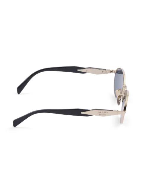 oval-frame sunglasses by PRADA