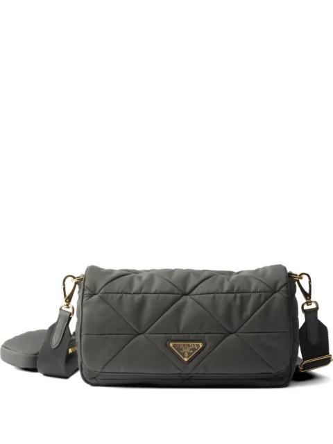 padded re-nylon shoulder bag by PRADA