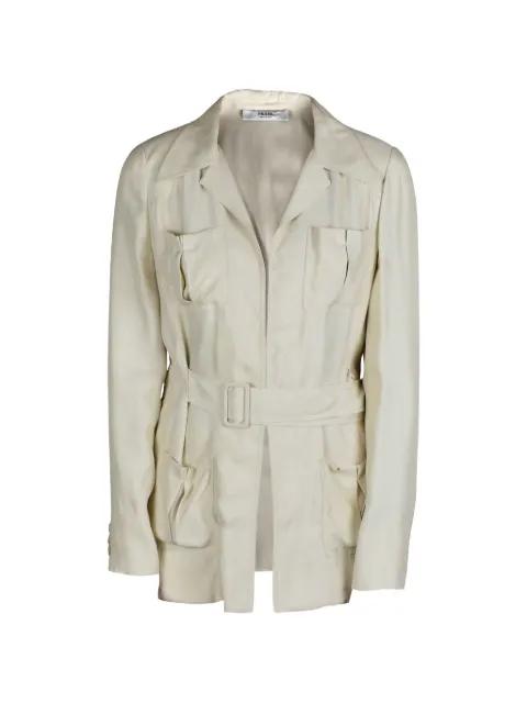 patch-pocket suit by PRADA