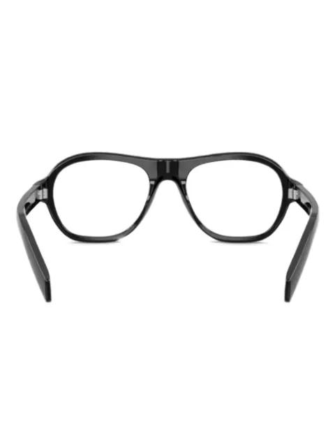 pilot-frame glasses by PRADA
