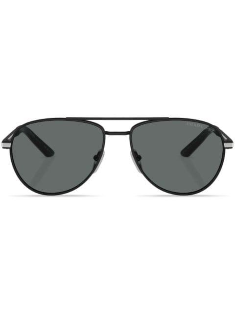 pilot-frame sunglasses by PRADA