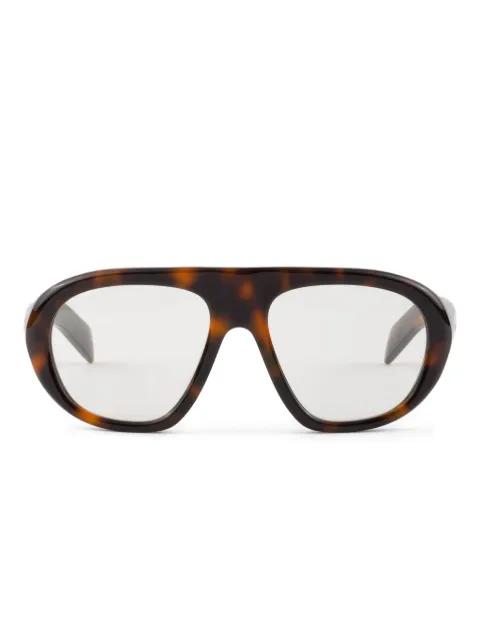 pilot-frame sunglasses by PRADA