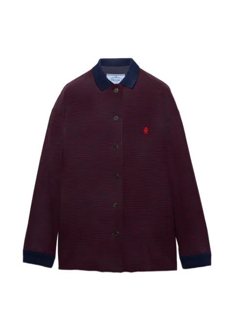 piqué blouson jacket by PRADA