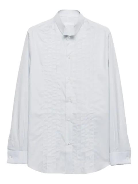 pleated cotton shirt by PRADA