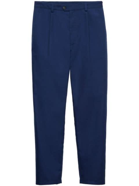 poplin trousers by PRADA