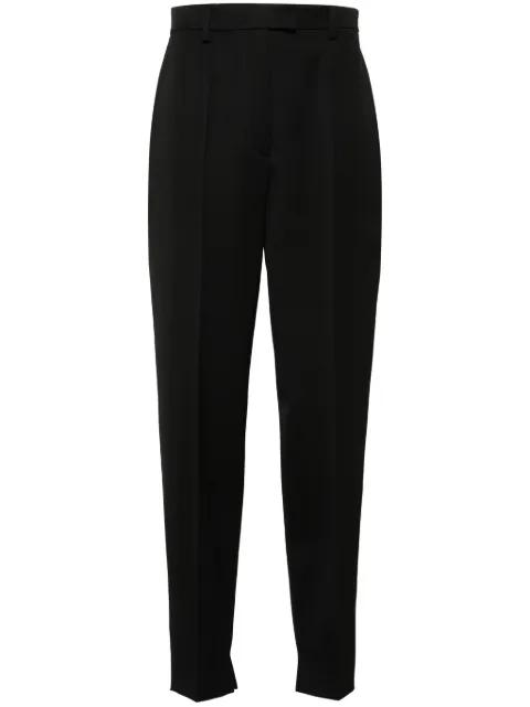 pressed-crease tapered-leg trousers by PRADA
