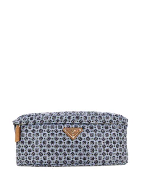printed-pattern belt bag by PRADA