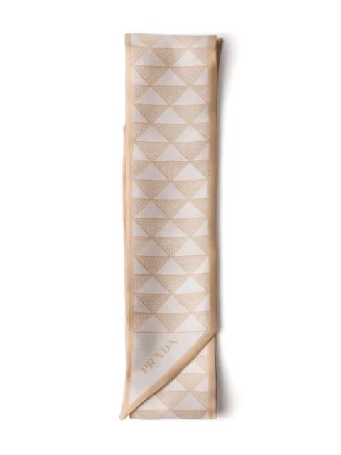 printed silk scarf by PRADA