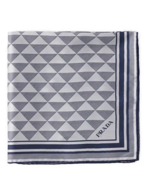 printed silk scarf by PRADA
