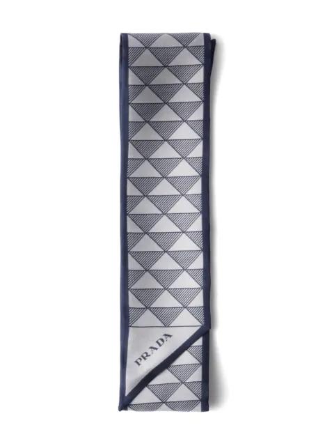 printed silk scarf by PRADA